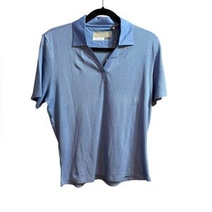 Cutter & Buck Women’s Light Blue Polo‎ Shirt Classic Collar Golf Top Sz M